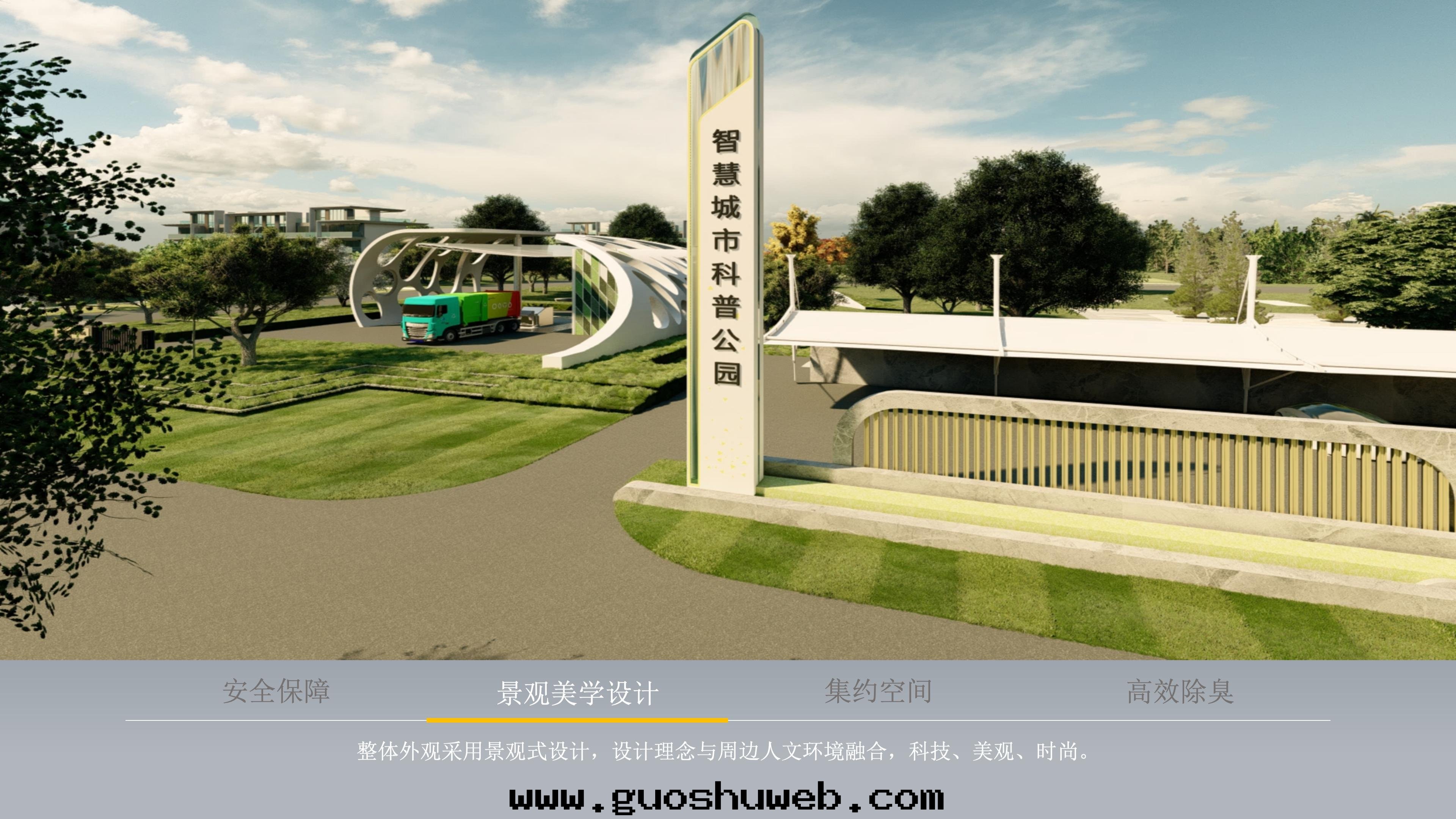 智能(néng)地(dì)埋式垃圾站壓運系(xì)統